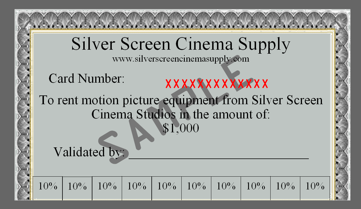 Sample Certificate Card Pic
