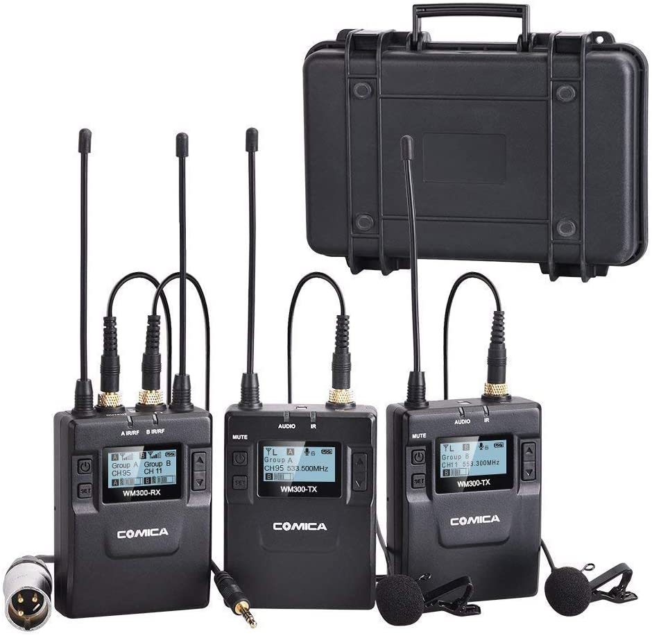 Comica Duel Wireless Lavalier Mic Set