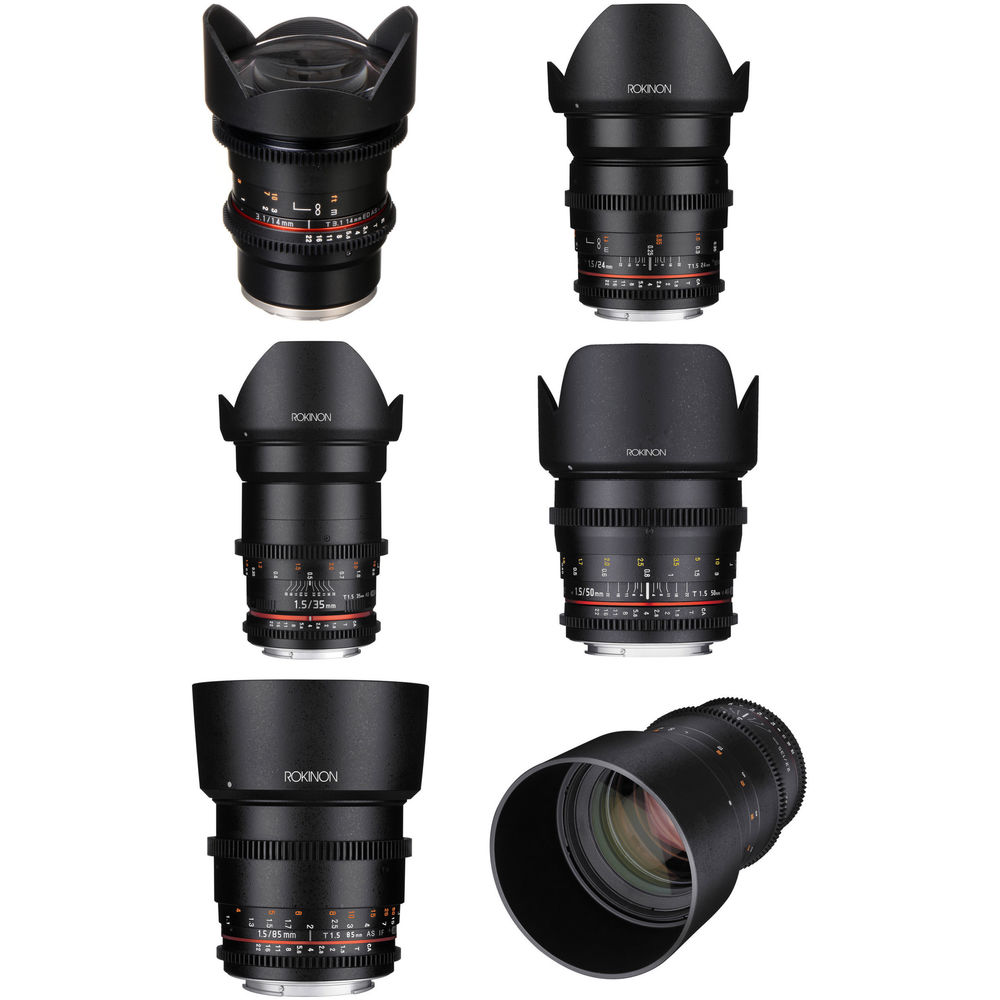 Rokinon Cine DS Prime Lens Set